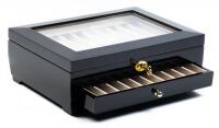 Black Wood Pen Storage and Display Box