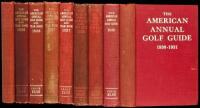 The American Annual Golf Guide and Year Book - from the years 1916-1931