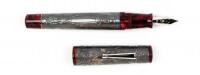 Napoleon Bonaparte Red Resin and Sterling Silver Limited Edition Fountain Pen