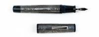 Napoleon Bonaparte Blue Resin and Sterling Silver Limited Edition Fountain Pen