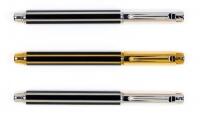 Varius China Black Lot of Three Fountain Pens