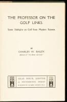 The Professor on the Golf Links: Some Sidelights on Golf from Modern Science