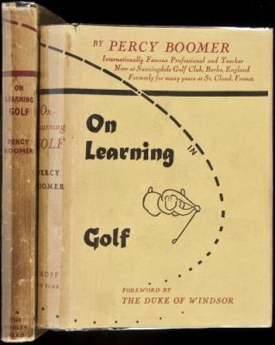 On Learning Golf - the first UK and first US editions