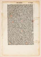 An Original Leaf from the Polycronicon printed by William Caxton at Westminster in the Year 1482: The Life and Works of William Caxton, with an historical reminder of fifteenth century England by Benjamin P. Kurtz together with a Note on the Polycronicon 