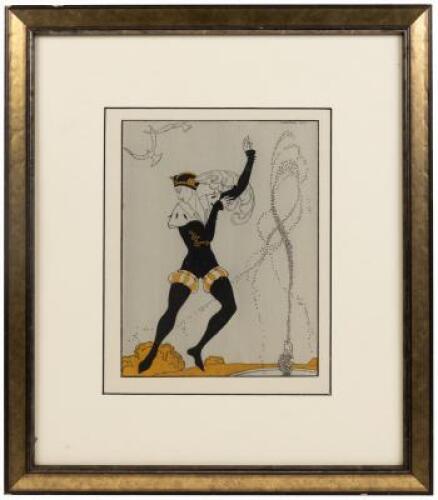 Les Sylphides [with] Le Pavillon d&rsquo;Armide - two pochoir illustrations from Designs on the Dances of Vaslav Nijinsky