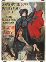 "A man may be down but he's never out!" Home Service Fund Campaign - Salvation Army - May 19-26, 1919