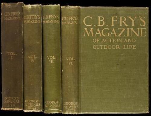 C.B. Fry's Magazine of Sports and Outdoor Life - four volumes