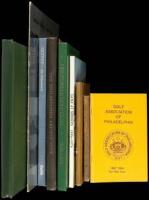 Nine golf histories and club handbooks for golf clubs in Pennsylvania