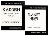 Two signed Pocket Poets titles by Allen Ginsberg