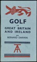 Golf in Great Britain and Ireland, Including a Selected List of the Principal Courses