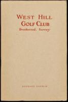 West Hill Golf Club [Handbook]