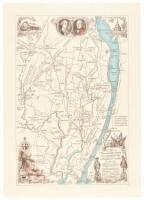 The American Revolution Bicentennial Map of Bergen County, New Jersey, 1774-1783