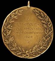 14K gold medal awarded to Eugene V. Homans