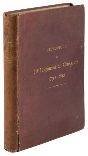 Historique 19e Regiment de Chasseurs 1792-1892