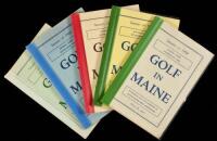 Golf in Maine Annual Guide - 5 editions, 1959-1963