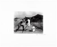 Portrait of Edward Weston with pith helmet