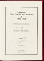 Aspects of Golf Course Architecture I, 1889-1924: An Anthology Assembled and Annotated by Fred Hawtree