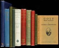 Ten volumes of golf instruction
