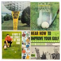 See...Hear..."On the Practice Tee" With Julius Boros [with] Timing Your Golf Swing [and] four additional golf instruction lp records