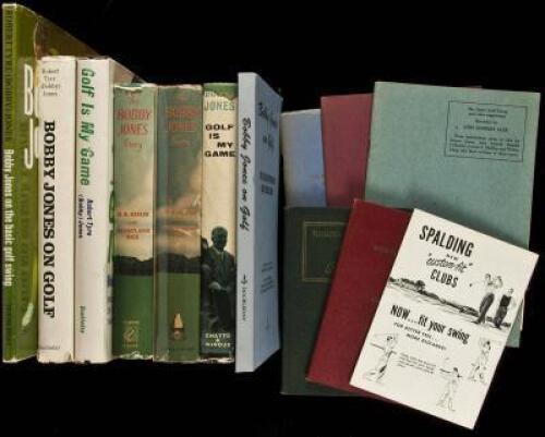 Collection of thirteen volumes by or about Bobby Jones