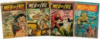 WEB OF EVIL Nos. 2, 7, 11, 13 * Lot of Four QUALITY Horror Comics