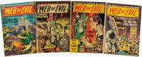 WEB OF EVIL Nos. 15, 17, 18, 21 * Lot of Four QUALITY Horror Comics