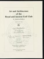 Art and Architecture of the Royal and Ancient Golf Club - St. Andrews Edition