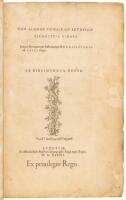 Tōn Diōnos Rōmaikōn Istoriōn Eikositria Biblia. Dionis Romanarum Historiarum Libri XXIII, à XXXVI ad LVIII vsque. : Ex Bibliotheca Regia.