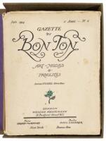 Collection of plates and covers from Gazette du Bon Ton
