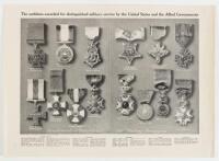 The emblems awarded for distinguished military service by the United States and the Allied Governments