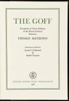 The Goff: Facsimiles of Three Editions of the Heroi-Comical Poem