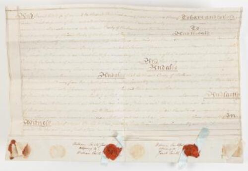 Late 18th century manuscript Indenture