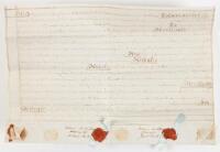 Late 18th century manuscript Indenture