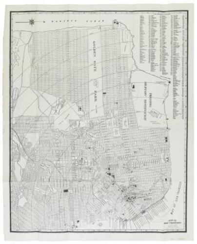 Map of San Francisco showing places of interest