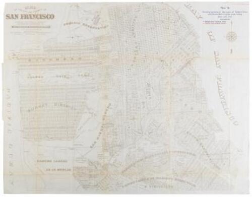 Map of the City and County of San Francisco... engraved expressly for the San Francisco Health Department, Board of Health... No. 5 Showing location of fatal cases of Typhoid Fever and Scarlet Fever for the year ending June 30th, 1898.