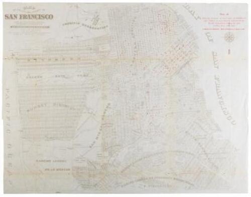Map of the City and County of San Francisco... engraved expressly for the San Francisco Health Department, Board of Health... No. 4 Showing location of fatal cases of Diphtheria; also number of cases thereof reported to the Health Department during the ye