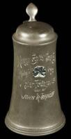Pewter Beer Stein awarded by the Morris County Golf Club for a win in mixed foursomes