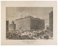 Palace Hotel, San Francisco, A.D. Sharon, - Lessee