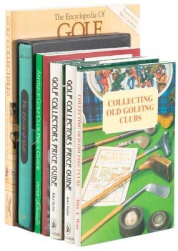 Shelf of Books on Collecting Golf