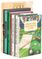 Shelf of Books on Collecting Golf