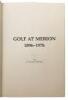 Golf at Merion 1896-1976 - 2