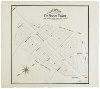 Map of the De Boom Tract as Subdivided into 198 LotS