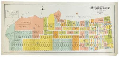 Election Precincts 28th Assembly District and part of 4th Congressional District City and County of San Francisco 1916