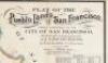 Plat of the Pueblo Lands of San Francisco finally confirmed to the City Of San Francisco. Surveyed under instructions from the U.S. Surveyor General by F. von Leicht, U. S. Dep. Surv. in December 1883 Containing 17754 36/100 Acres - 3