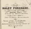 Plan of the Haley Purchase, west of and adjoining the Hudson Tract. To be sold by Maurice Dore & Co. April 27th, 1869. Title U.S. Patent, and Bernal Rancho - 2