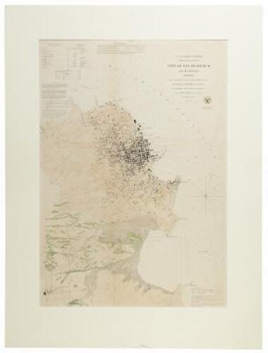 U.S. Coast Survey A.D. Bache Superintendent City of San Francisco and Its Vicinity, California. From a Trigonometrical Survey by R.D. Cutts, Assistant. Topography by A.F Rodgers