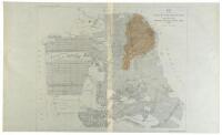 Map of the City of San Francisco showing the Streets and the Burnt Area 1906. Scale: 1 in. 1850 ft.