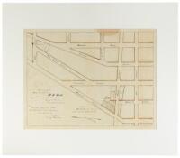 Manuscript map of the portion of San Francisco roughly bounded by Mission, 29th, Guerrero, and 26th streets