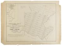 Auction sale, plan of the O'Neil & Haley Tracts, south & adjoining the Potrero Nuevo to be sold by Cobb & Sinton at Platt's Hall, Jany. 15th, 1867 at 12 M. Title U.S. Patent