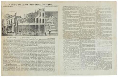 Earthquake in San Francisco, Cal. Oct. 21st. 1868